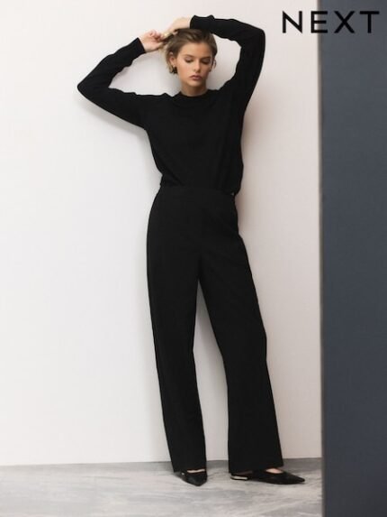 Elegant Single-Button Work Suit