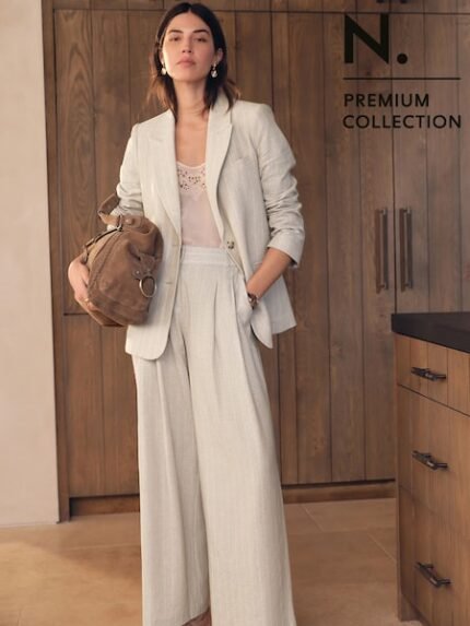 Slim Fit Pinstripe Women’s Suit