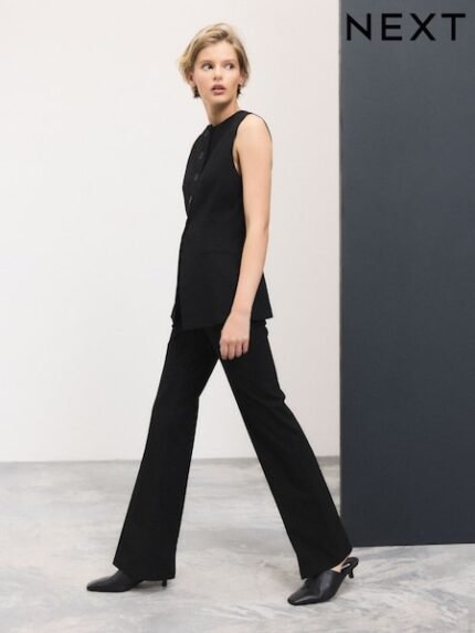 Minimalist Monochrome Two-Piece Suit